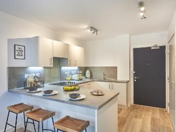 The Wullcomb, 93 Highcross Street. Studio to rent £1,015 pcm £234 pw