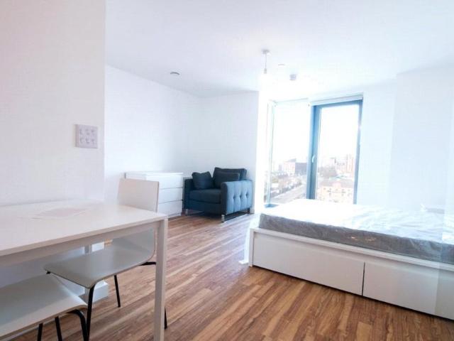 The Tower, 19 Plaza Boulevard. Studio to rent £750 pcm £173 pw