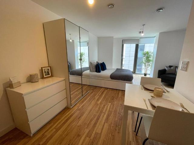 The Tower, 19 Plaza Boulevard. Studio to rent £750 pcm £173 pw