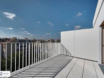 The Temptation: Exklusive Dachgeschoß Maisonette mit attraktiven Terrassenflächen in Währing