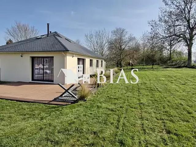 Thénouville 27520 Achat / Vente maison 7 pièces t7 terrasse parking