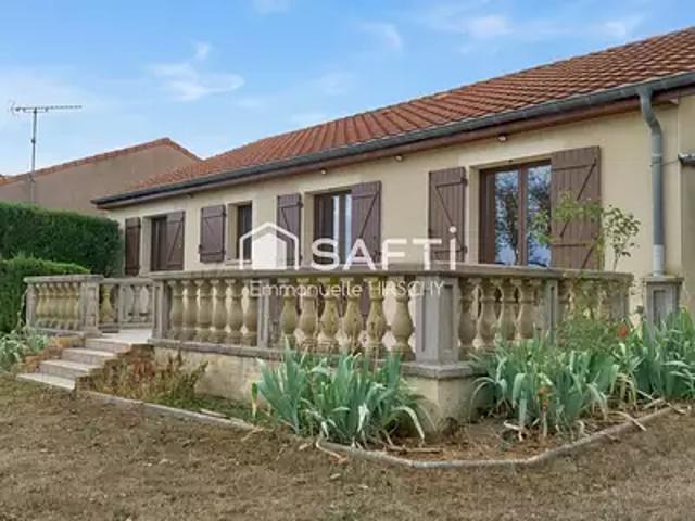 Thiaucourt Regniéville 54470 Achat / Vente maison 4 pièces t4 terrasse parking