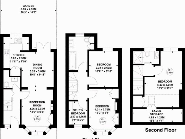 Three bedroom period home plus study