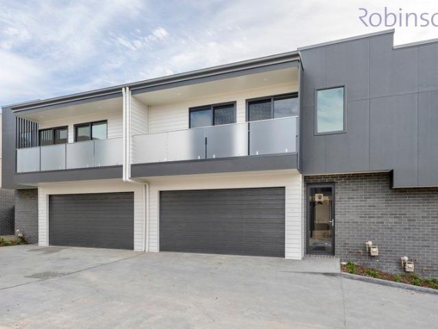Three bedroom townhouse with double garage