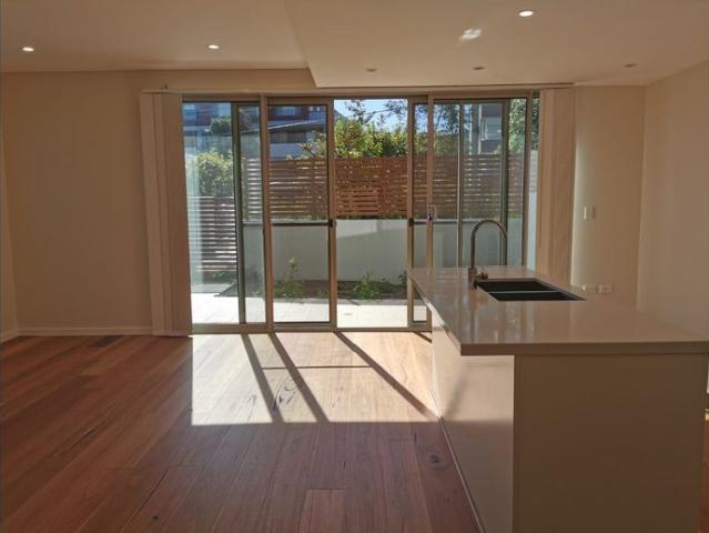 Timber Floor Throughout two bedroom Plus Study Room with Courtyard
