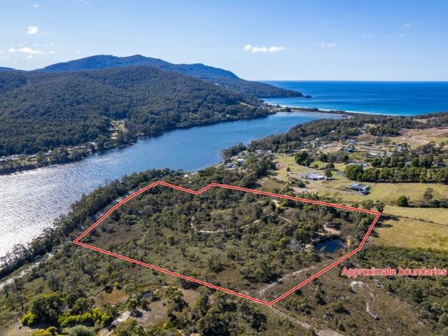 Time to unwind here at the epicenter of natural beauty. North facing and nestled into the hills overlooking Pirates Bay and beyond
