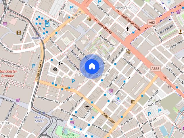 Tiber Place, 27 29 Tib Street, Northern Quarter, Manchester, M4 1LX