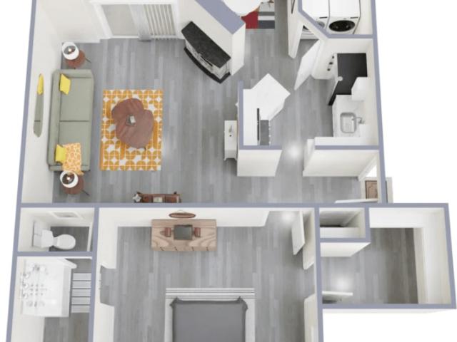 Tides on Tropicana 1 Bedroom Apartment for Rent at 4800 E Tropicana Ave, Las Vegas, NV 89121