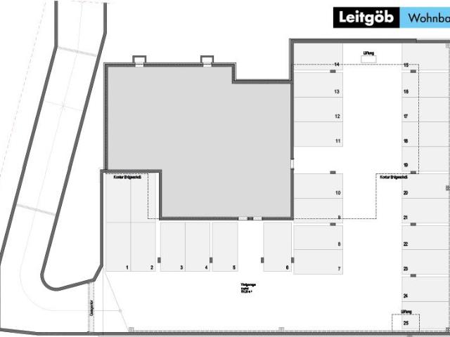 Tiefgaragenstellplätze zu vermieten: St. Johann – Reinbach