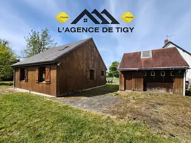 Tigy 45510 Achat / Vente maison 3 pièces t3 au dernier étage jardin