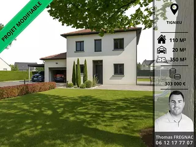 Tignieu Jameyzieu 38230 Programme neuf maison neuf à vendre 5 pièces