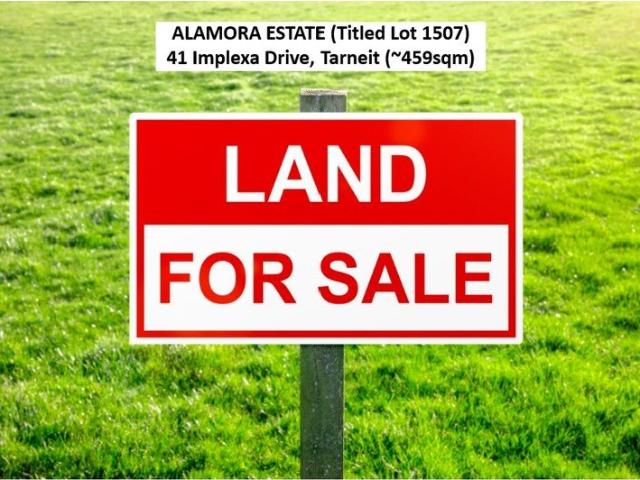 Titled Corner Land Lot ~459sqm in Alamora Estate, Tarneit VIC Premium Location