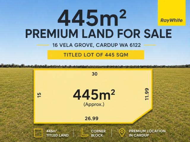 Titled land & Ready to build