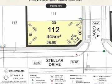 Titled & Ready to build in the thriving community /Constellar Estate!