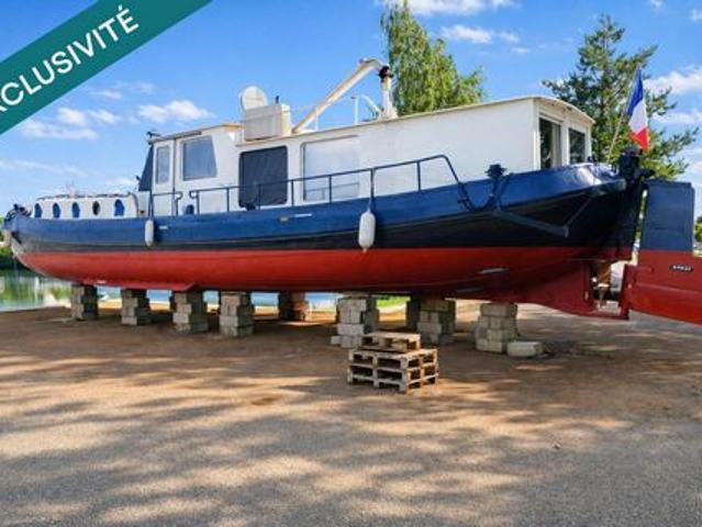 Tjalk Hollandais d’exception – 18 m – 55 m² habitables – Bateau d’habitation de caractère