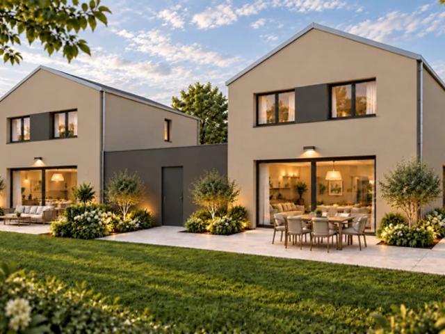 To let in Choëx – Two new, luxury semi detached villas with terraces and private gardens