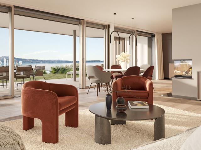 Condominium apartment with 6.5 rooms on sale in Pieds dans l'eau 297 m² | dreamo. Ch