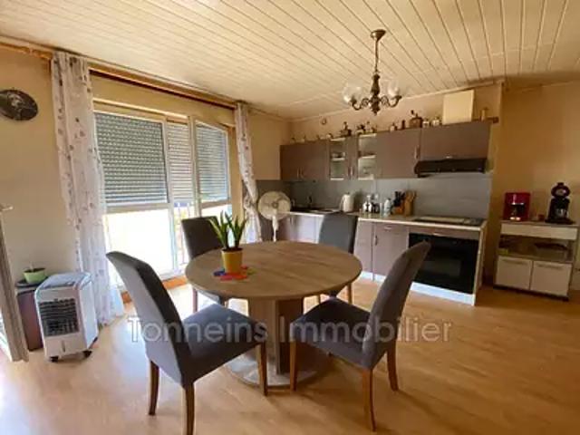 Tonneins 47400 Achat / Vente appartement 3 pièces t3 au dernier étage