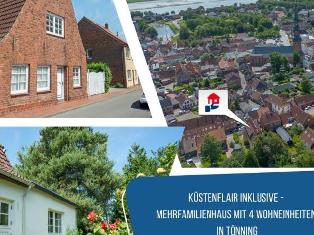 Tönning! Mehrfamilienhaus mit 4 Wohneinheiten inklusive Küstenflair