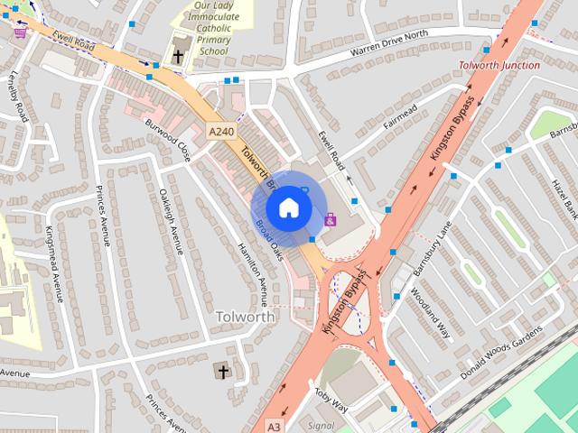 Tolworth Broadway, Surbiton, KT6