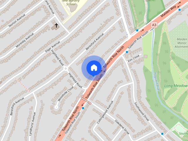 Tolworth Rise North, Surbiton