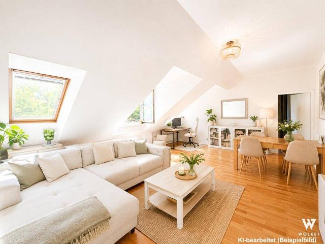 Tolle 2 Zimmer Dachgeschosswohnung | absolute Ruhelage | Schönbrunn | Biedermeierhaus