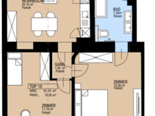 Seltenheit! 3Zi Altbauwohnung mit 2 Balkonen im Erstbezug Hoher Standard!