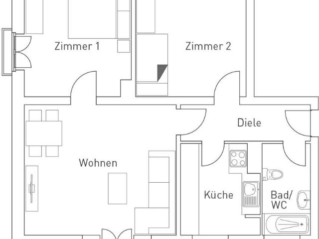 Tolle 3 Zimmerwohnung zum Mieten