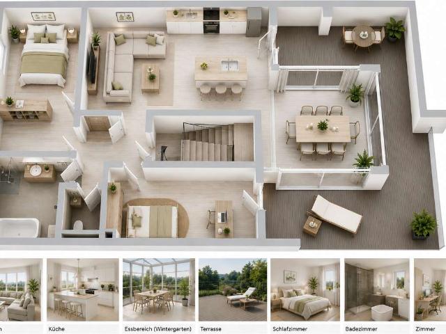 tolle 3 ZKB Wohnung mit großer Wohnterrasse in Neckarau