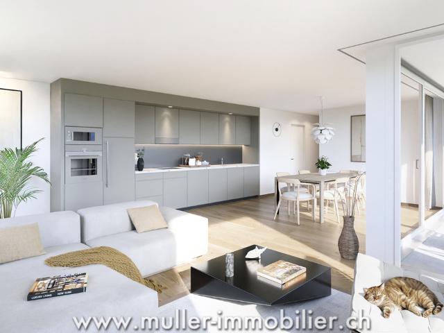 Tolle 3,5 Zimmerwohnung mit Balkon im Grünen