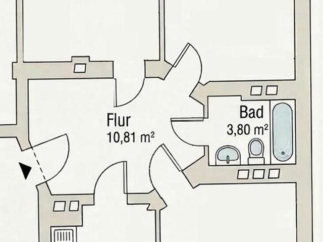 Tolle 3R Wohnung mit Südbalkon in Dresden Pieschen bezugsfrei