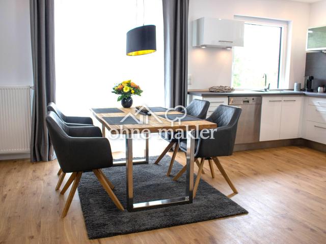 Tolle Terrassen Wohnung, schönes Grundstück am Naturschutzgebiet