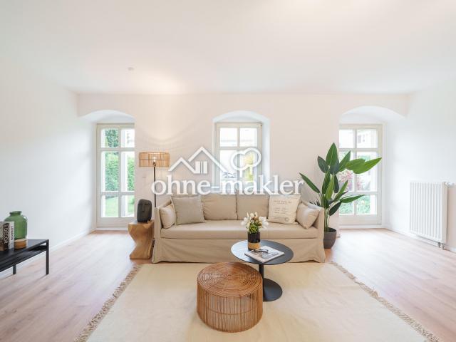 Tolle Vierraumwohnung in schöner Lage mit Garten und Stellplatz