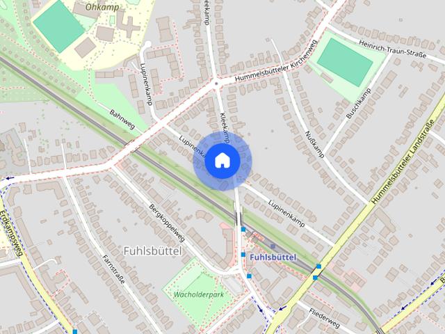 Tolle Wohnung mit Dachterrasse zur Miete in Hamburg Fuhlsbüttel Wentzel Dr