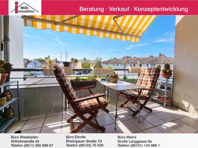 Tolle Eigentumswohnung mit Balkon in zentraler, dennoch ruhiger Lage von Ginsheim Gustavsburg