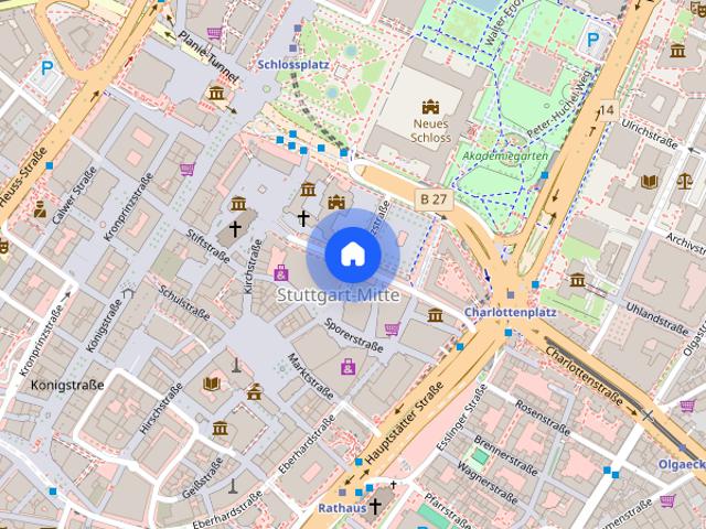 TOLLE LAGE sehr helle 1 Zi Whg in S Mitte, Stellplatz 1533