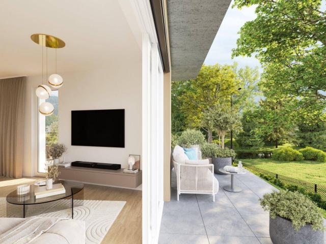 Top 04 – Stilvolle 3 Zimmer Wohnung mit Terrasse, Garten & begehbarem Schrankraum