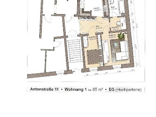 TOP 2 Zimmer Wohnung nahe Zentrum ab dem 01.04.2024 frei
