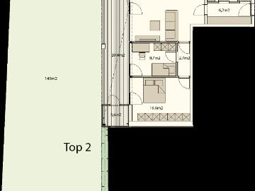 Top 2 Gartenwohnung