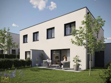 Top 2: Baubeginn bereits erfolgt! Schlüsselfertige Doppelhaushälfte mit 5 Zimmern, Carport, Terrasse, Eigengarten!