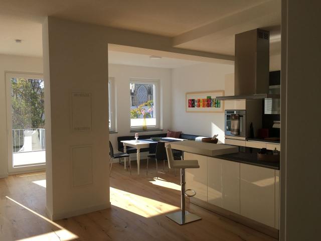 Top central in Düsseldorf, Top standard, Completely renovated with great South side balcony, Dusseldorf Amsterdam Apartments for Rent