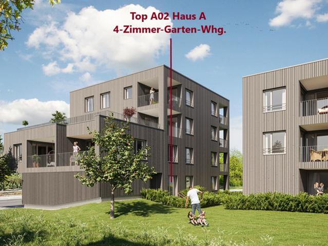 Top A02 | IHR Wohntraum einer 4 Zi Garten Wohnung in Rankweil Hadeldorfstraße 17 / 17a ausgebaut und für SIE bezugsfertig ein Blick lohnt sich