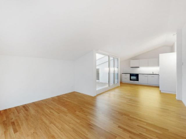 Top attic apartment with two great outdoor areas!
