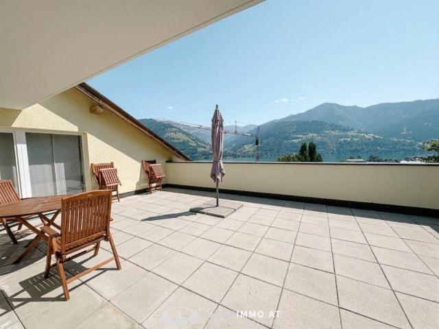 Top ausgestattete 3 Zi Wohnung mit Seeblick in Zell am See zu vermieten | große Terrasse | Carport