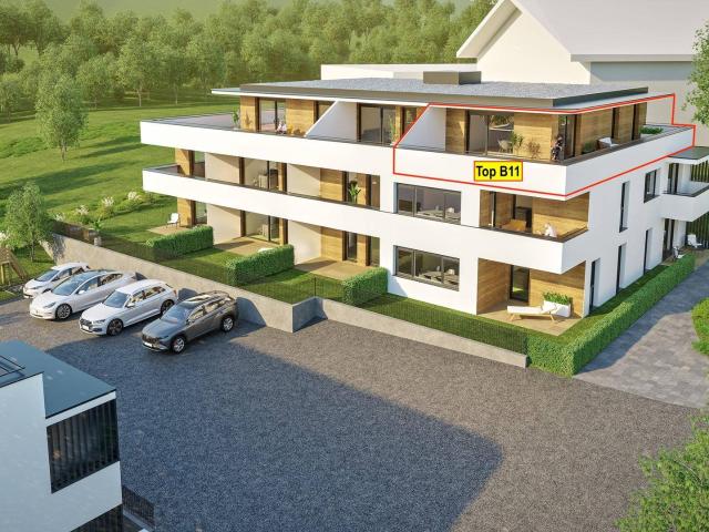 TOP B11 – 3 Zimmer Penthouse mit Terrasse Wohnanlage Palmersbachweg