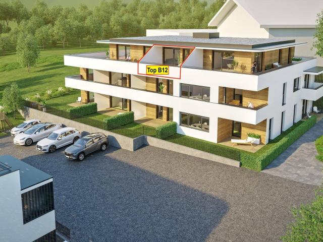 TOP B12 – 2 Zimmer Penthouse mit Terrasse Wohnanlage Palmersbachweg
