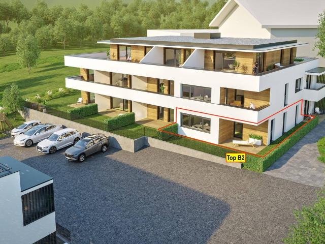 TOP B2 – 3 Zimmerwohnung mit Garten Wohnanlage Palmersbachweg