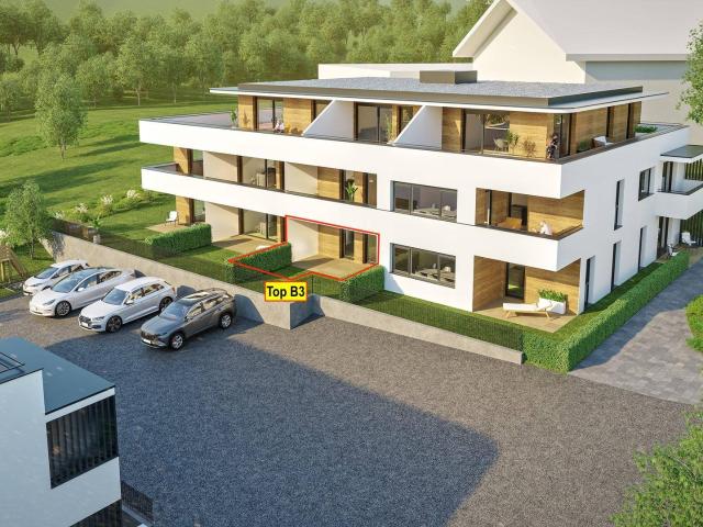 TOP B3 – 2 Zimmerwohnung mit Garten Wohnanlage Palmersbachweg