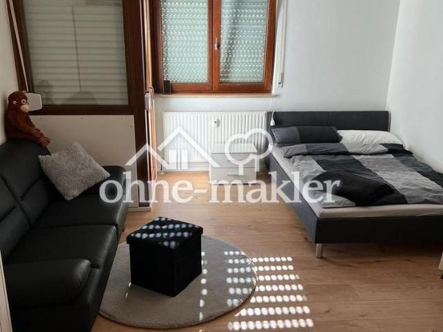 Top gepflegt & voll möbliert: Schicke 1 Zimmer Whg mit West Balkon und TG