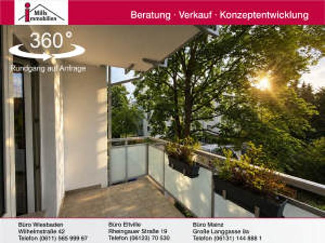 Top gepflegte Eigentumswohnung mit Balkon in schöner Lage von Mainz Hartenberg/Münchfeld